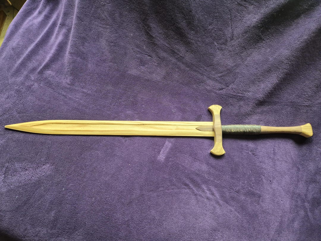 Handmade Wooden Knight Sword - Etsy