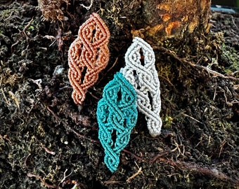 Macrame dread bead with Celtic knots - individual hair accessories for your dreadlocks