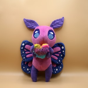 Bisexual Pride Moth, LGBTQIA+ Pride Flag Moth Plush