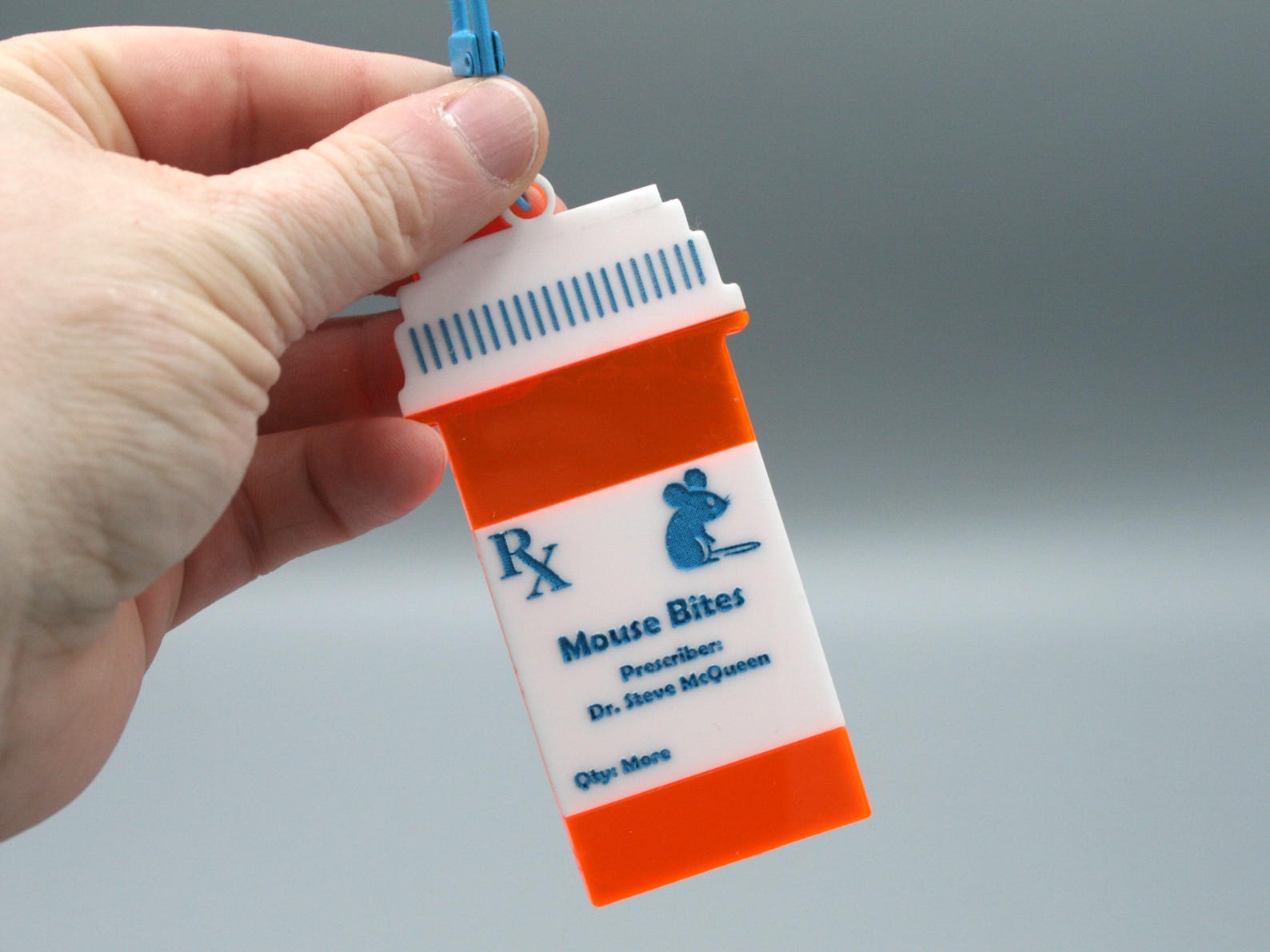 Mouse Bites Keychain, House MD Pill Bottle - Etsy