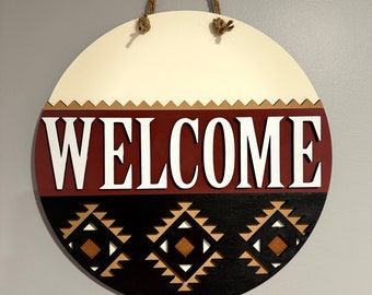 Western Welcome Sign - SVG file