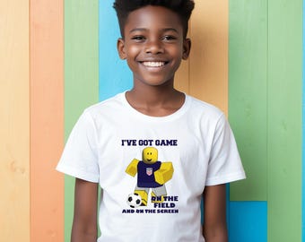 Kids Roblox Soccer Tee: USA Game Day Shirt