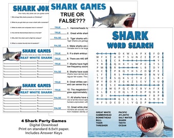 Shark Party Games for Kids
