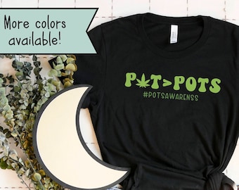 Shirt POTS-syndroom, orthostatisch tachycardiesyndroom, POTS Awareness, grappige onzichtbare ziekte T-shirt, Spoonie Tee, chronische ziekte