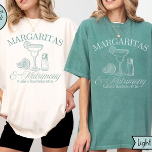 Camisetas personalizadas de margaritas y matrimonio para despedida de soltera, camisetas de despedida de soltera, regalo de margarita dibujada a mano.