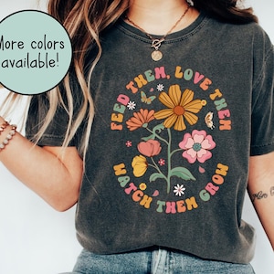 Schoollunch dame comfort kleuren shirt, schoollunchploeg, leuke cafetaria werknemer T-shirt, bijpassende cafetaria crew T-shirts, lunchteam shirts