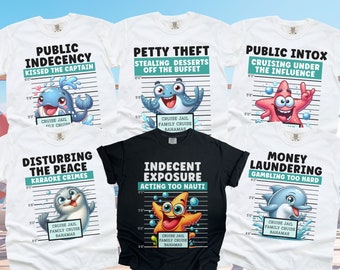Benutzerdefinierte passende Familien-Kreuzfahrt-T-Shirts, personalisierte Cruise Squad 2026-T-Shirts, lustige Gruppen-Kreuzfahrt-T-Shirts Cruise Crew-Shirts für Erwachsene und Kinder