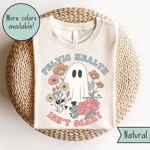 Halloween Pelvic Floor Physical Therapist Shirt, Spooky Pelvic Floor Therapy TShirt Fall Pelvic Health Gift Physiotherapist Practitioner Tee