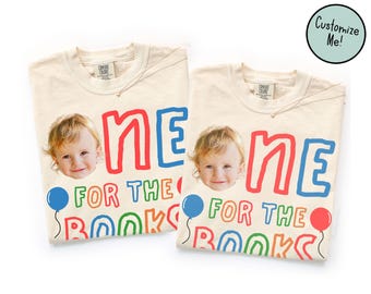 One for the Books Birthday Matching Family Shirts, Boys First Birthday, Girls First Birthday Party, Mom Dad Chapter One Reading Themed BDay