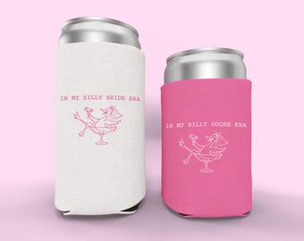 Silly Goose Bachelorette Can Coolers, Girls Gone Silly Bachelorette Party Favors,   Silly Goose Bachelorette Party Gift for Bridesmaid