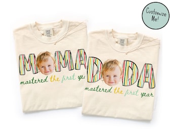Mastered His First Year Golf Birthday Matching Family Shirts, Boys First Birthday Party, 1st BDay Shirt Mom Dad Golf Theme