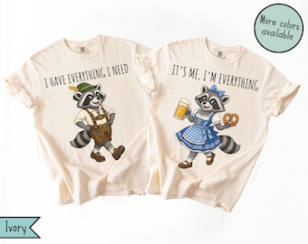 Funny Oktoberfest Couples Shirt: Raunchy Adult Tee for Husband and Wife