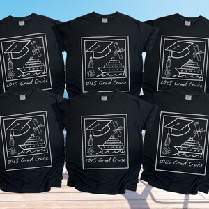 Custom Family Graduation Cruise Shirts, Matching Family Graduation Cruise TShirts, Graduation Cruise Crew Tees, Class of 2025 Family Trip