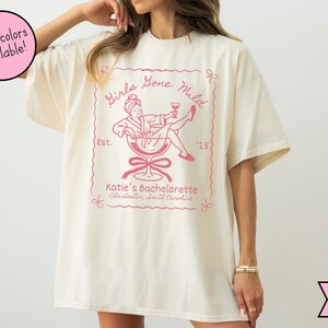 Custom Girls Gone Mild Shirts, Girls Gone Mild Bachelorette TShirts, PJs and Prosecco Tees, Matching   Girls Mild Bachelorette TShirts