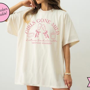 Custom Girls Gone Mild Shirts, Girls Gone Mild Bachelorette TShirts, PJs and Prosecco Tees, Matching Luxury Social Club Bachelorette TShirts