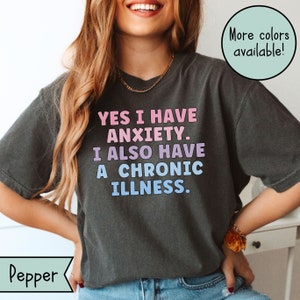 Funny Chronic Illness Comfort Colors Shirt, POTS Syndrome, Sarcastic Spoonie Shirt, Invisible Illness TShirt, Chronic Pain Tee Rare Disease