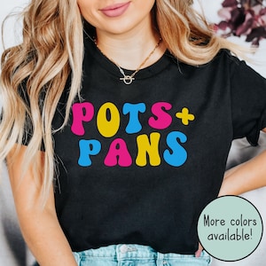 POTS Syndrome Pansexual Shirt, Postural Orthostatic Tachycardia Syndrome, POTS LGBTQ Awareness Tee, Pan Pots Funny Invisible Illness TShirt