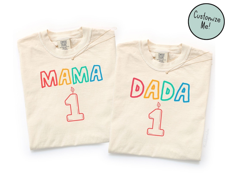 It's Fun to Be One Birthday Matching Family Shirts, Boys First Birthday, Girls First Birthday Party, BDay Shirt Mom Dad Fun BDay Theme image 2