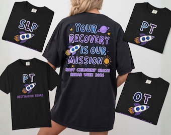 Space Themed Rady Children's Health Rehab Week 2026, SLP, OT, PT shirts