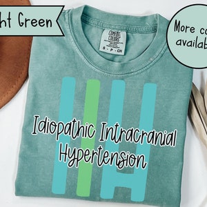 IIH Awareness Comfort Colors Shirt, Idiopathic Intracranial Hypertension TShirt, PTC Warrior Tee, Pseudotumor Cerebri Tee, IIH Survivor Gift
