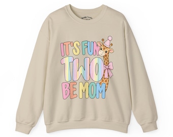 It's Fun two Be Mom/ Dad, Ready Two Party Custom Second Birthday Sweatshirt