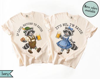 Funny Oktoberfest Couples Shirt: Raunchy Adult Tee for Husband and Wife