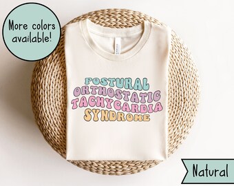 Shirt POTS-syndroom, orthostatisch tachycardiesyndroom, POTS Awareness, grappige onzichtbare ziekte T-shirt, Spoonie Tee, chronische ziekte