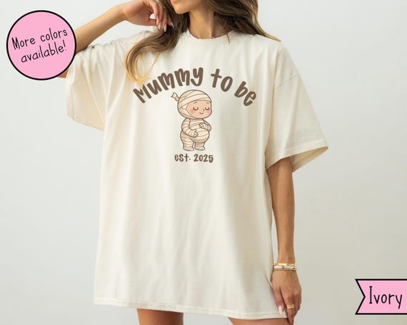 Camiseta divertida de Halloween para anunciar el embarazo de mamá