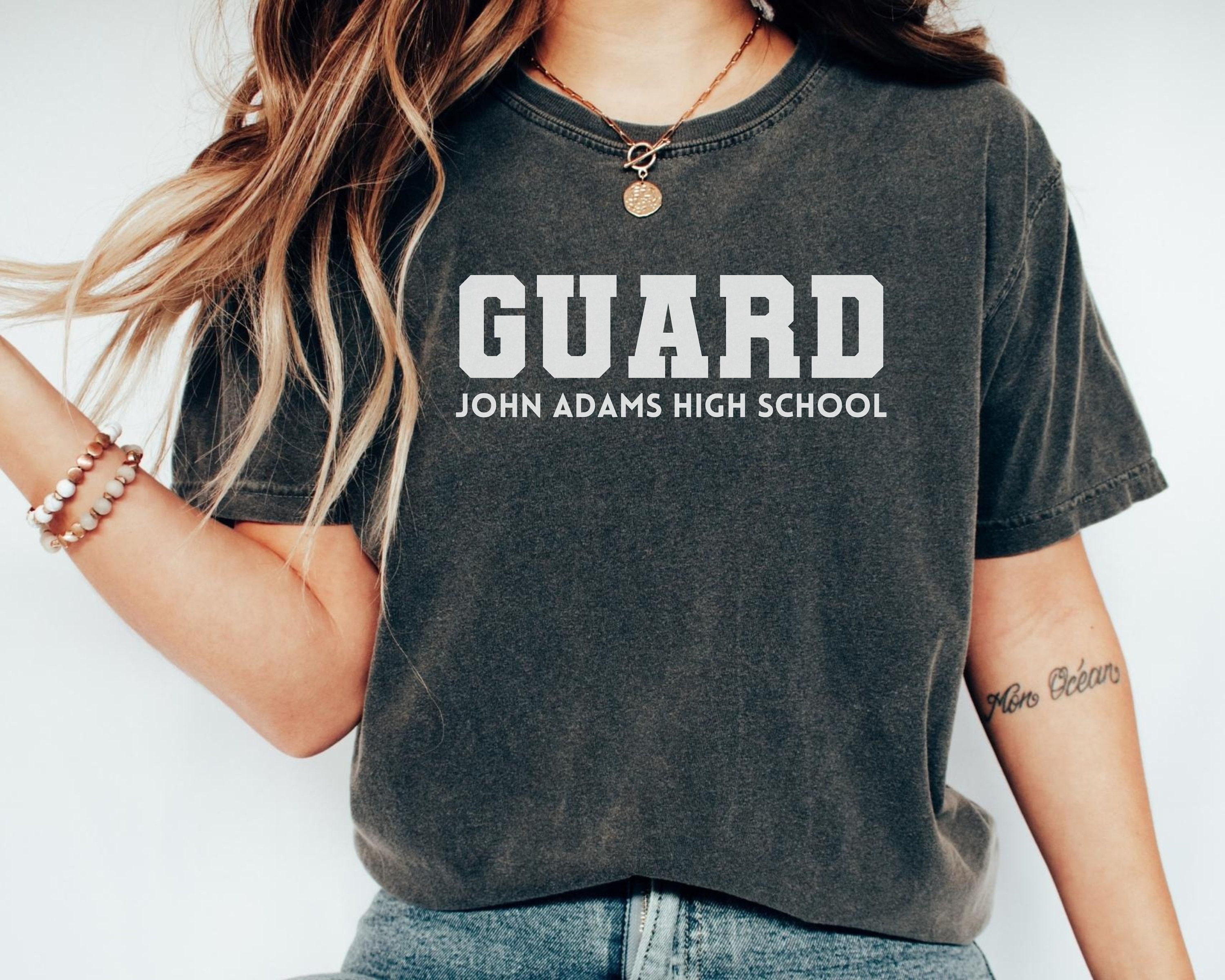 ♡ Cute Customized Colorguard Shirt, Retro Personalized Color
