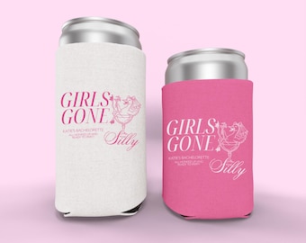 Silly Goose Bachelorette Can Coolers, Girls Gone Silly Bachelorette Party Favors,   Silly Goose Bachelorette Party Gift for Bridesmaid