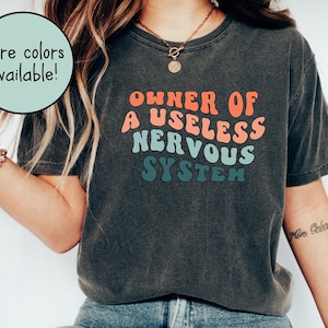 POTS Syndrome Comfort Colors Shirt, Postural Orthostatic Tachycardia Syndrome, POTS Awareness, Funny Chronic Illness TShirt, Spoonie Tee