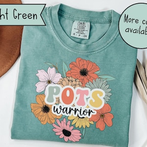 POTS Syndrome Comfort Colors Shirt, Postural Orthostatic Tachycardia Syndrome, POTS Awareness, Funny Chronic Illness TShirt, Spoonie Tee