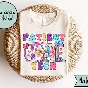 Patient Care Technician Shirt, PCT Shirt Patient Care Tech Tee, PCT Nurse TShirt, Medical Tech Assistant, Healthcare Nursing Assistant Aide