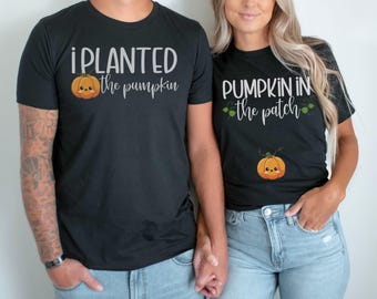Camisetas Divertidas Para Parejas Embarazadas - 'Bun In The Oven' (disfraz Conjunto)