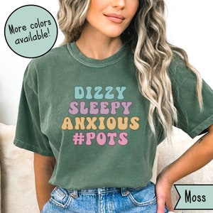 POTS Syndrome Comfort Colors Shirt, Postural Orthostatic Tachycardia Syndrome, POTS Awareness, Funny Chronic Illness TShirt, Spoonie Tee