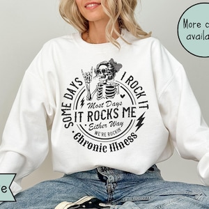 Funny Chronic Illness Flare Day Sweatshirt, POTS Syndrome, Sarcastic Spoonie Crewneck, Invisible Illness TShirt, Chronic Pain, Rare Disease
