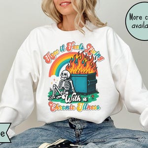 Funny Chronic Illness Flare Day Sweatshirt, POTS Syndrome, Sarcastic Spoonie Crewneck, Invisible Illness TShirt, Chronic Pain, Rare Disease