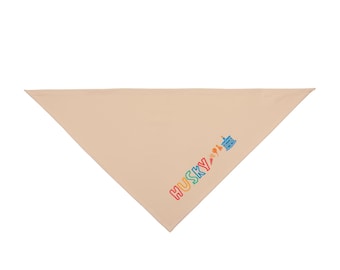Pet Bandana, double check ivory color, add name and 1 like the request to match the tees