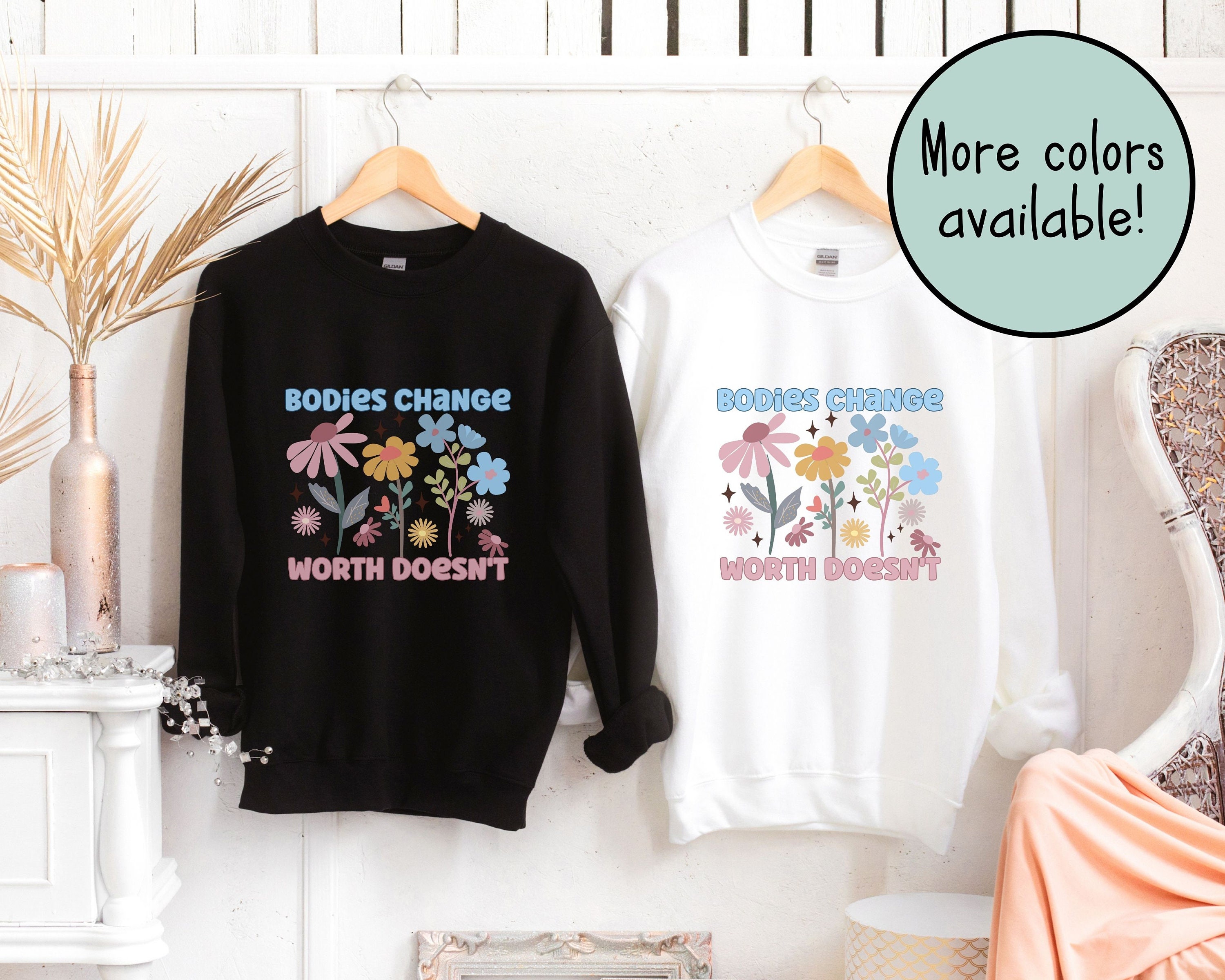 Recovery Sweaters Eating Disorder Recovery Sweatshirt, ED Awareness Sweater, Body ...