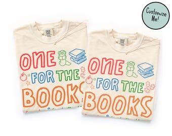 One for the Books Birthday Matching Family Shirts, Boys First Birthday, Girls First Birthday Party, Mom Dad Chapter One Reading Themed BDay
