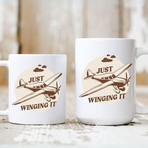 Taza de piloto, regalo divertido para piloto, taza de café para amantes de los aviones, taza de regalo de piloto personalizada, regalo de graduación de futuro piloto, taza para amantes de la aviación