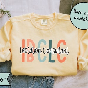 Stillsystem-Berater Komfortfarben Sweatshirt, Retro Still-Ausbildungs-Berater Sweatshirt, Geburts-Arbeitskraft-T-Stück, IBBLC Hemd, CLC Geschenk