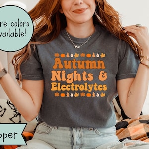 Fall POTS Syndrome Comfort Colors Shirt, Postural Orthostatic Tachycardia Syndrome, POTS Awareness Autumn Shirt, Chronic Illness Spoonie Tee
