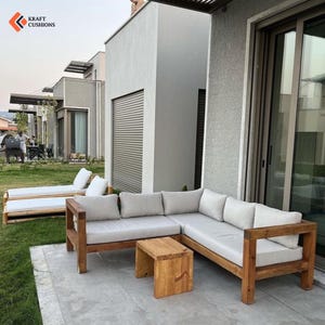 Handmade Sunbrella Outdoor Bench Seat Cushion – Custom Sizes & Colors Available