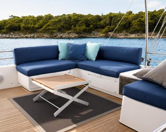 Custom Pontoon Boat Cushions | Waterproof Sunbrella  Marine Seat Cushions