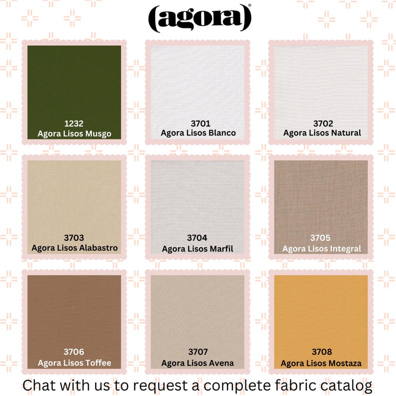 Agora Weatherproof Outdoor Fabric Sample Pack – Sun & Water-resistant ...