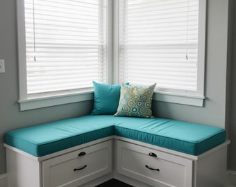 Custom Bench Cushion: Trapezoid Window Seat Pad - Made to Order