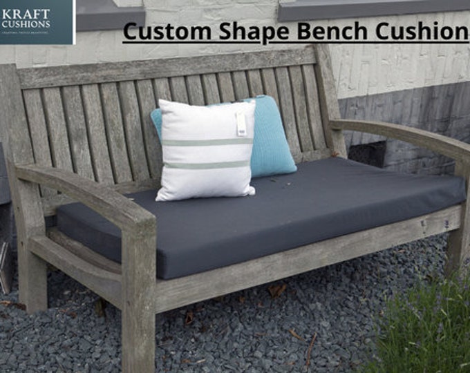 Custom Shape Bench Cushion/custom Outdoor Bench Cushion/bench
