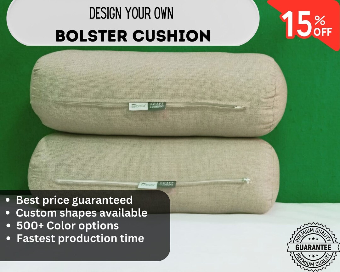 Madetoorder Luxury Custom Bolster Cushions Weatherresistant Bolster Cushion Poolside Bolster