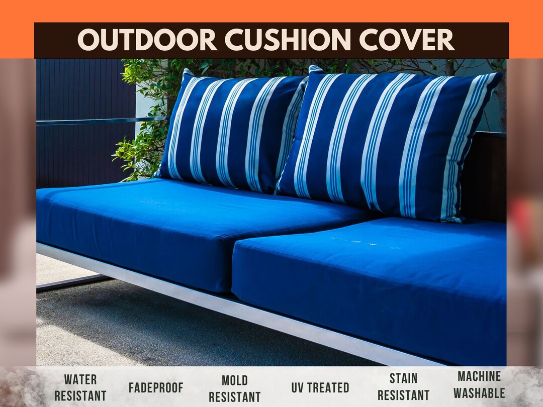 Replacement Cushion Cover for Outdoor Sofa Outdoor Patio Cushion Cover